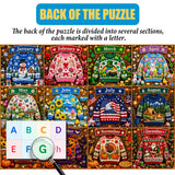 Twelve festive sweaters - 1000 pieces Jigsaw Puzzle