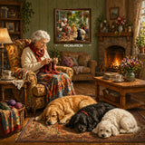 Quiet Canine Porch - 1000 Pieces Jigsaw Puzzle