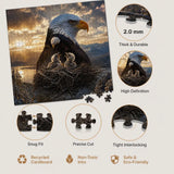 The life of the bald eagle - 1000 Pieces Jigsaw Puzzle