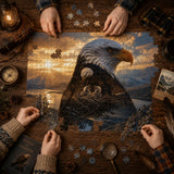 The life of the bald eagle - 1000 Pieces Jigsaw Puzzle