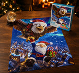 Christmas Fantasy Flight - 1000 Pieces Jigsaw Puzzle