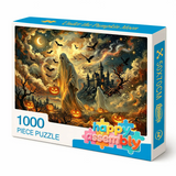 Under the Pumpkin Moon - 1000 Pieces Jigsaw Puzzle