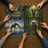 Polka Dot Safari - 1000 Pieces Jigsaw Puzzle