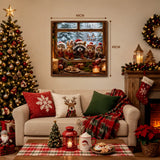 Yuletide Neighbors - 1000 Pieces Jigsaw Puzzle