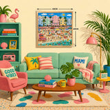 Pastel Seaside Sunset- 1000 Pieces Jigsaw Puzzle