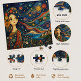 The Girl with the Star-Woven Hair - 1000 Pieces Jigsaw Puzzle