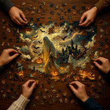 Under the Pumpkin Moon - 1000 Pieces Jigsaw Puzzle