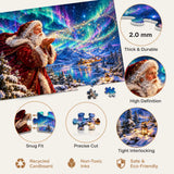 Christmas Aurora - 1000 Pieces Jigsaw Puzzle