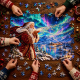 Christmas Aurora - 1000 Pieces Jigsaw Puzzle