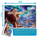Christmas Aurora - 1000 Pieces Jigsaw Puzzle