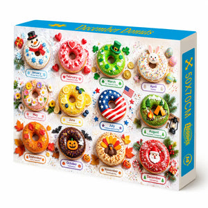 December Donuts - 1000 pieces Jigsaw Puzzle
