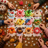 December Donuts - 1000 pieces Jigsaw Puzzle