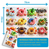 December Donuts - 1000 pieces Jigsaw Puzzle
