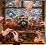 Yuletide Neighbors - 1000 Pieces Jigsaw Puzzle