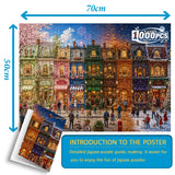 Twelve Months Bazaar Puzzle - 1000 Pieces Jigsaw Puzzle