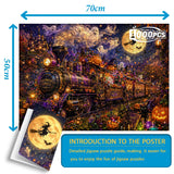 The Ghostly Steam Puzzle - 1000 Pieces Jigsaw Puzzle