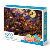 The Ghostly Steam Puzzle - 1000 Pieces Jigsaw Puzzle