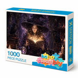 Witch's Grimoire Puzzle - 1000 Pieces Jigsaw Puzzle