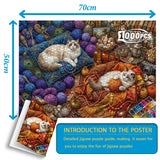 Fluffy Afternoon - 1000 Pieces Jigsaw Puzzle