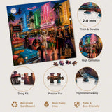 Spooky Night in Miami Beach - 1000 Pieces Jigsaw Puzzle