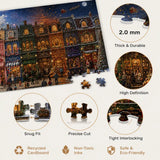 Twelve Months Bazaar Puzzle - 1000 Pieces Jigsaw Puzzle
