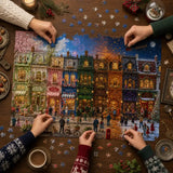 Twelve Months Bazaar Puzzle - 1000 Pieces Jigsaw Puzzle