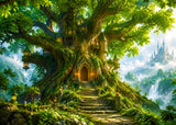 Giant Tree Castle - 1000 Pieces Jigsaw Puzzle