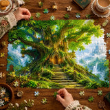 Giant Tree Castle - 1000 Pieces Jigsaw Puzzle