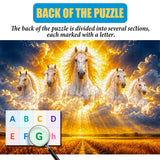 Heavenly White Horse - 1000 Pieces Jigsaw Puzzle
