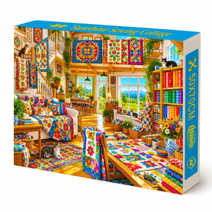 Sunshine Sewing Cottage - 1000 pieces Jigsaw Puzzle