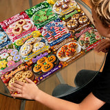 Sweet Cookie Year 12-month seasonal cookie puzzle featuring festive holiday and seasonal cookies
