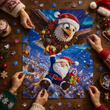 Christmas Fantasy Flight - 1000 Pieces Jigsaw Puzzle