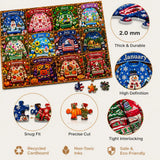 Twelve festive sweaters - 1000 pieces Jigsaw Puzzle