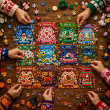 Twelve festive sweaters - 1000 pieces Jigsaw Puzzle