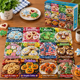 Sweet Cookie Year 12-month seasonal cookie puzzle featuring festive holiday and seasonal cookies