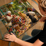 Quiet Canine Porch - 1000 Pieces Jigsaw Puzzle