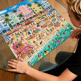 Pastel Seaside Sunset- 1000 Pieces Jigsaw Puzzle