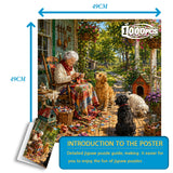 Quiet Canine Porch - 1000 Pieces Jigsaw Puzzle