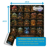 Secret Fairy Borough - 1000 Pieces Jigsaw Puzzle