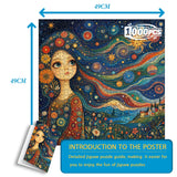 The Girl with the Star-Woven Hair - 1000 Pieces Jigsaw Puzzle