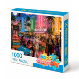 Spooky Night in Miami Beach - 1000 Pieces Jigsaw Puzzle