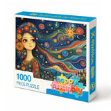 The Girl with the Star-Woven Hair - 1000 Pieces Jigsaw Puzzle