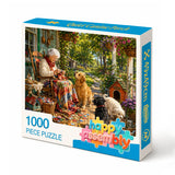 Quiet Canine Porch - 1000 Pieces Jigsaw Puzzle
