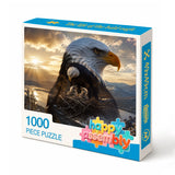 The life of the bald eagle - 1000 Pieces Jigsaw Puzzle