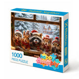 Yuletide Neighbors - 1000 Pieces Jigsaw Puzzle